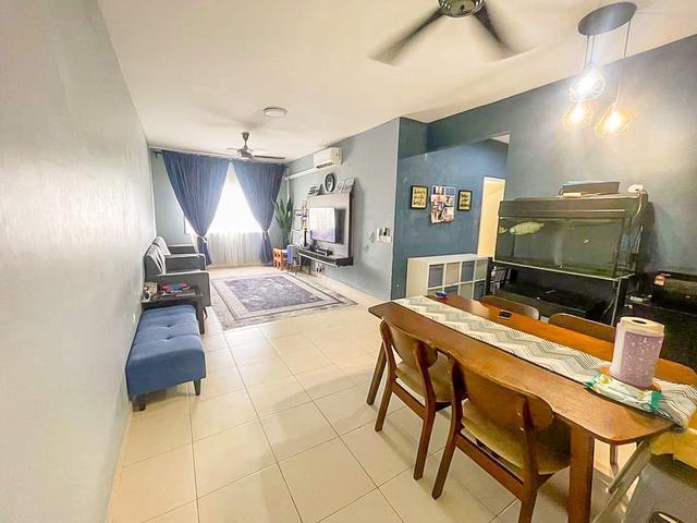 SEMI FURNISHED RENOVATED Pangsapuri De Bayu Setia Alam Shah Alam