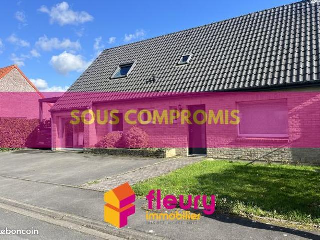 SEMI PLAIN PIED HERZEELE 148 M² Terrain 723 m² + Grand Carport