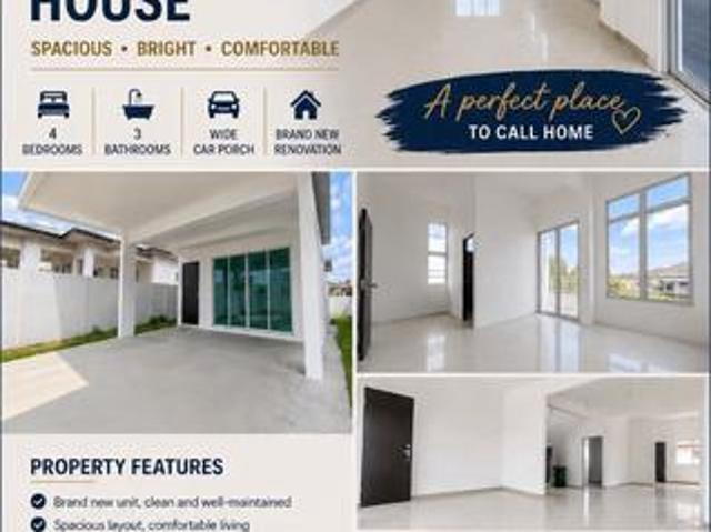 SemiD House Taman Panchor Damai Basic Fittings Nibong Tebal NEAR USM