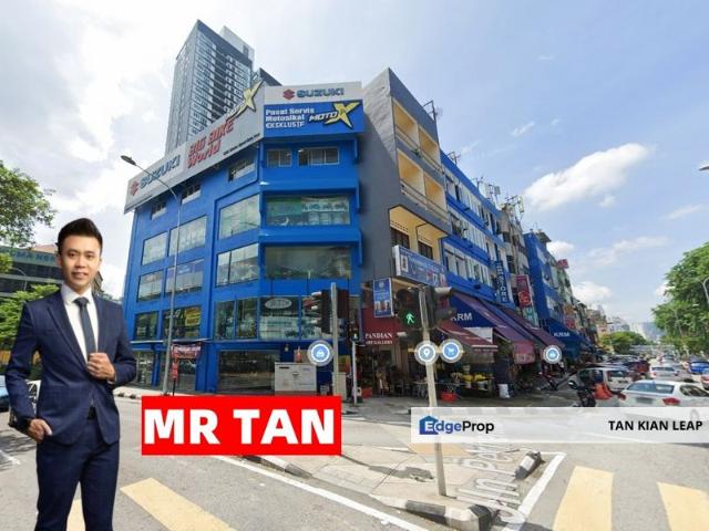 Corner With 5% Roi! Jalan Ipoh 4 Sty Freehold Shop Sentul Barat Mrt