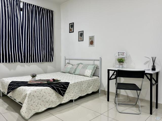 SENTUL ️ Fully Furnished Master Room with Private Bathroom @ Sentul Near MRT, KTM to TRX or KLCC Area