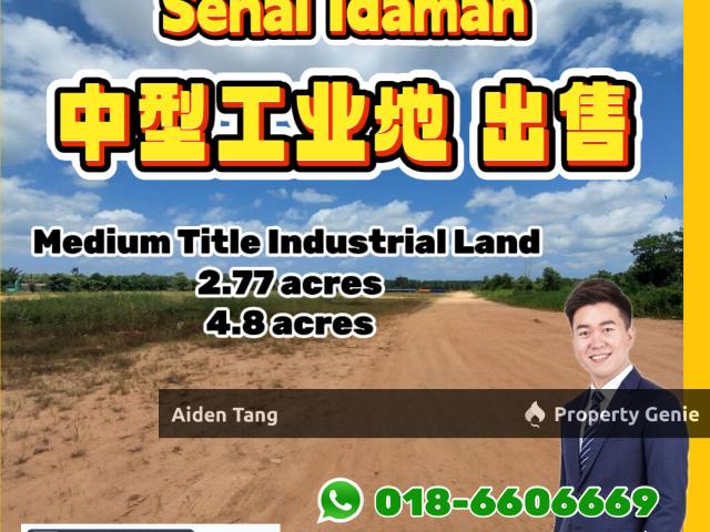 Senai Idaman Medium Title Industrial Land