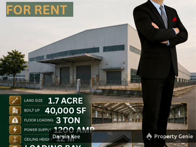 SENDAYANG TECH VALLEY DETACHED FACTORY FOR RENT