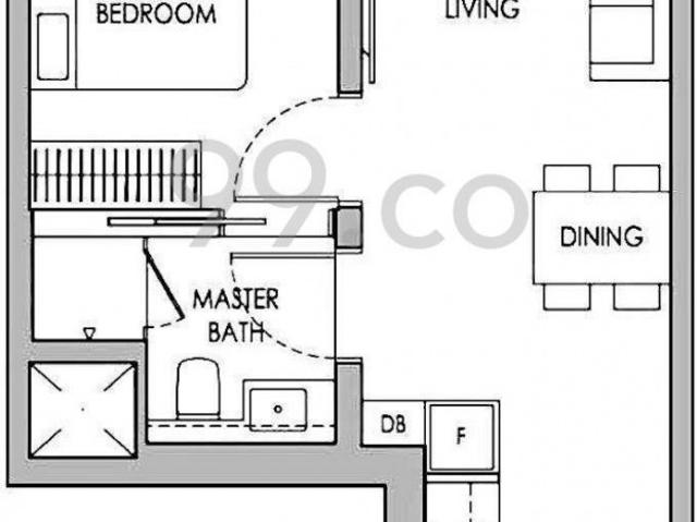 Sengkang Grand Residences Condominium For Sale, $968,000, 1 Bed 1 Bath 474 sqft $2,042.00 psf
