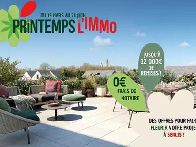 Senlis 60300 Programme neuf appartement neuf à vendre t2 PTZ
