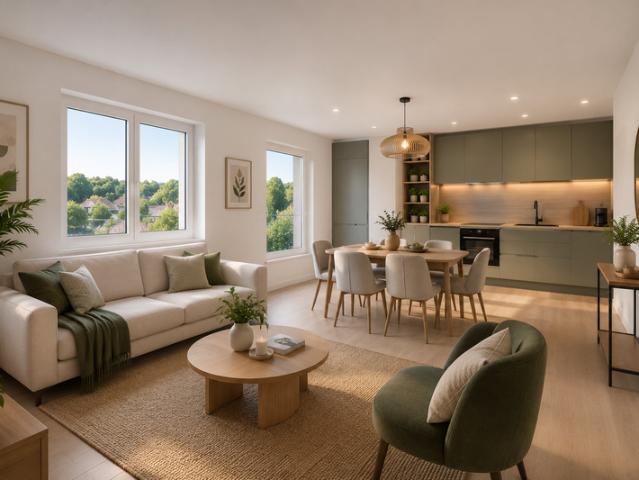 Senlis 60 – T3 de 65 m² avec balcon et 2 parkings en sous sol