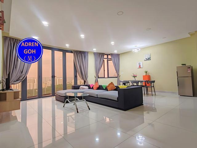 Seaview Arte S Condo 1600sf Furnished Renovated Egate USM Gelugor