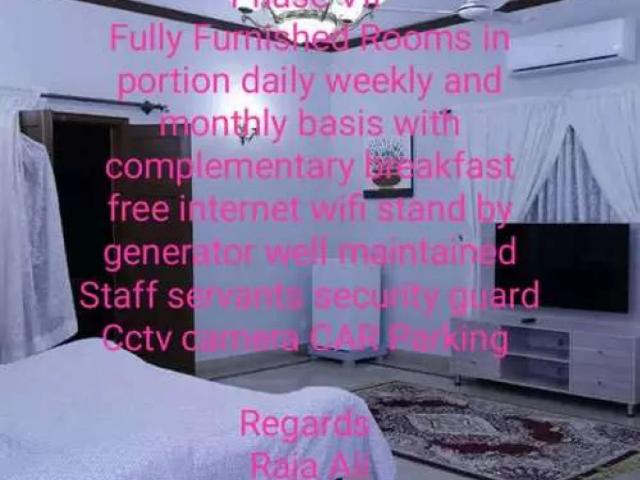 Seaview Guest house offering Fully Furnished Karachi DHA Phase 7 ID 18681