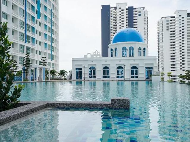 SEAVIEW ISantorini Condo 850sqft Reno with Extended 2Covered Cpks