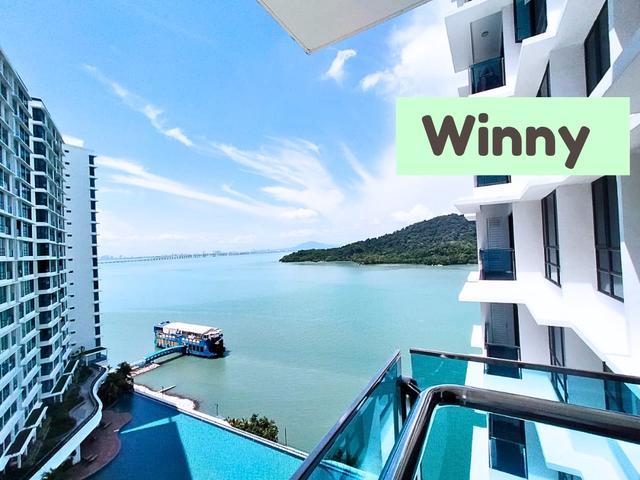 SEAVIEW Q1 Queens Residences Fully Furnish 2CP Bayan Lepas Queensbay