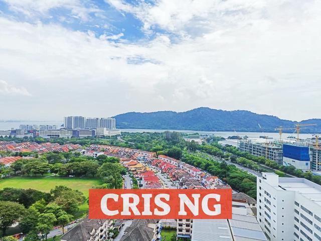 SEAVIEW UNIT Novus Condo 1155sf 2 Car Park Fully Reno Furnished