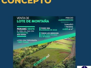 SEA CONFIABLE VENDE LOTE DE MONTAÑA EN PANAMA OESTE