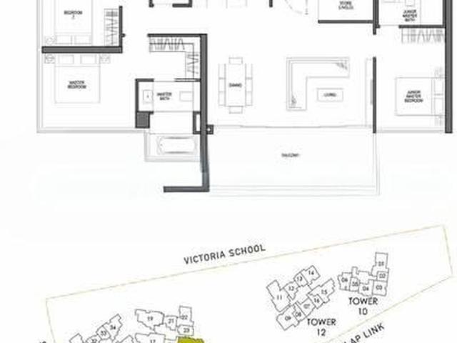 Seaside Residences D15, Apartment