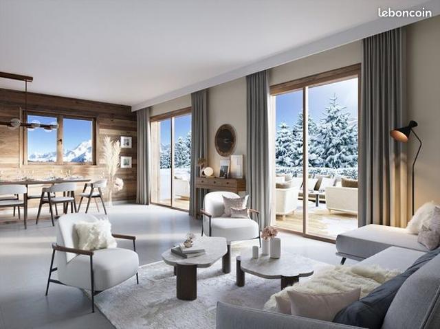 Secteur Mont Blanc / Megève – Chalet avec jardin