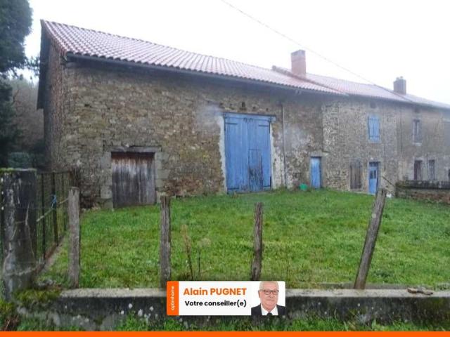 SECTEUR DOURNAZAC ENSEMBLE IMMOBILIER DE DEUX HABITATIONS AVEC DEUX BELLES GRANGES ATTENANTES ET UNE DEPENDANCE AVEC FOUR A PAIN A RENOVER EN TOTALITE