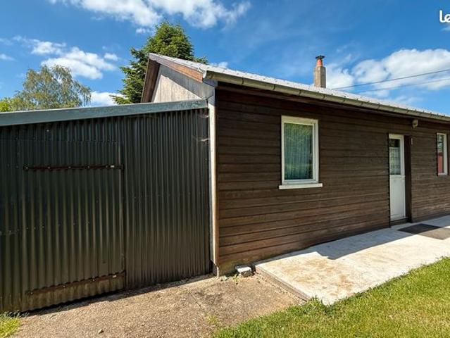 Secteur forêt d'Eawy maison type chalet avec bâtiment attenant avec jardin 700 m² clos