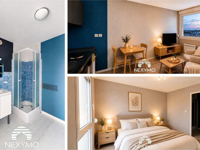 Secteur Hôpital, proximité tramway, appartement T1 bis avec parking en sous sol