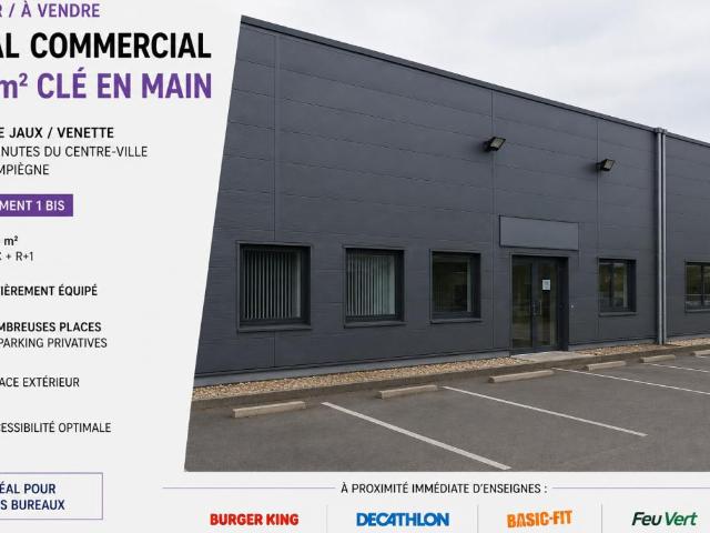 SECTEUR JAUX 60 BUREAUX / LOCAL PROFESSIONNEL VENTE