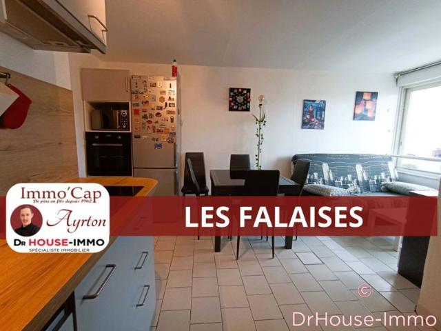 Secteur Les Falaises. Bel appartement en excellent état composé d'un beau séjour très lumineux avec cuisine neuve toute équipée. Un espace nuit avec placards avec lit 140. Une belle salle d'eau et un WC séparé. Proche de la Mer des Falaises, Conque e