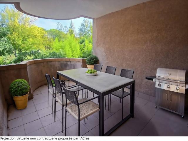 SECTEUR SAINT MITRE APPARTEMENT T2 AVEC TERRASSE DONNANT SUR P