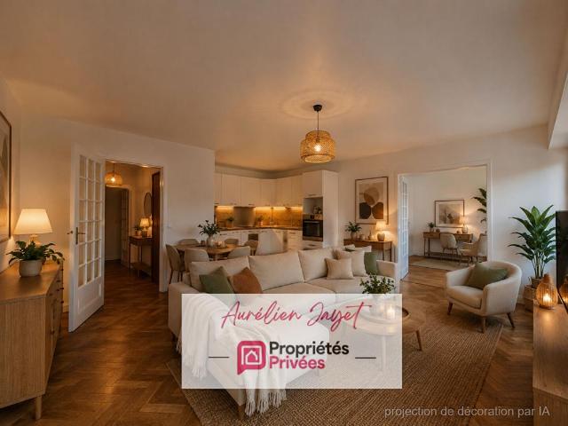 secteur Université Gare, Appartement 96 m² 4 chambres, parking