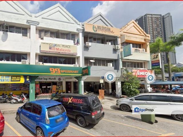 Section 1 Wangsa Maju 3 Storey Shop Office Near to BSN & Public Bank For Sale