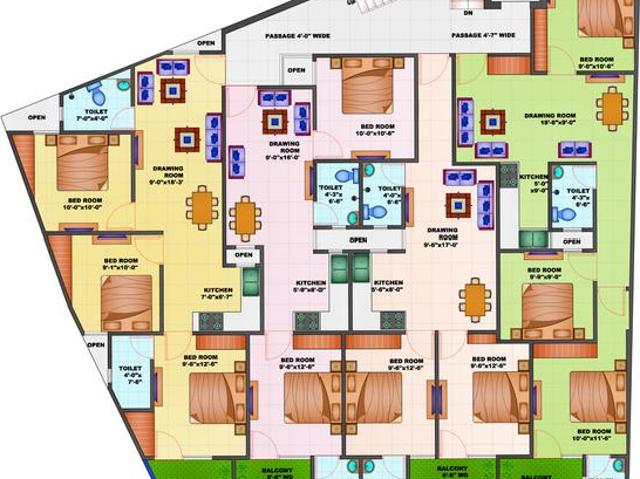 Sector 73 2 BHK Apartment For Sale Noida