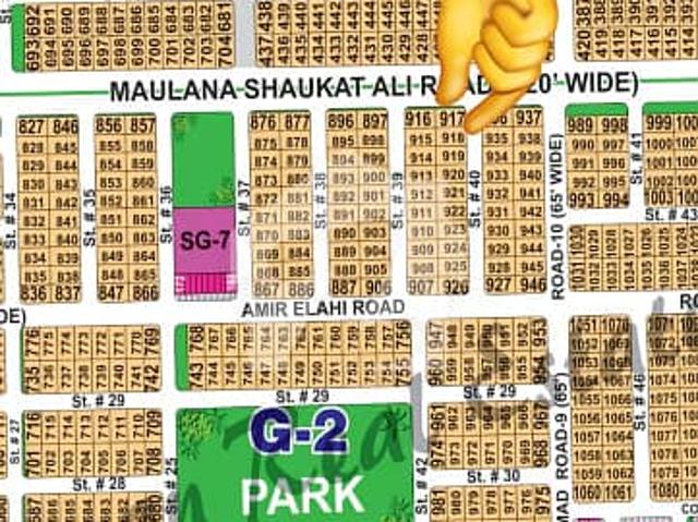 Sector G Corner With Extra Land Plot For Sale