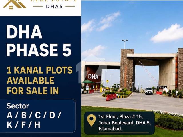 Sector f street 55 plot available for sale