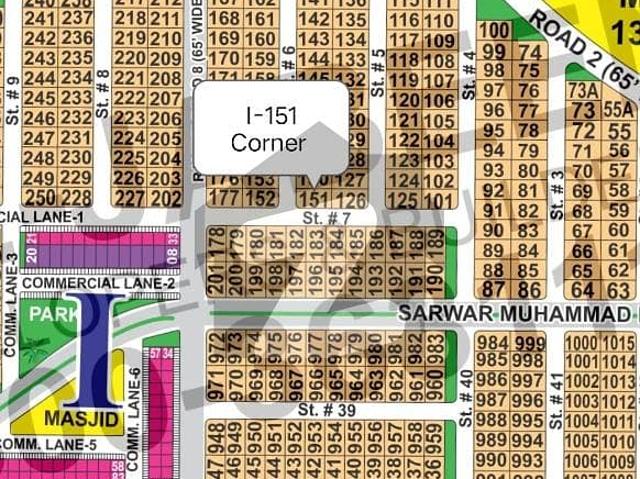 Sector I Corner Plot For Sale