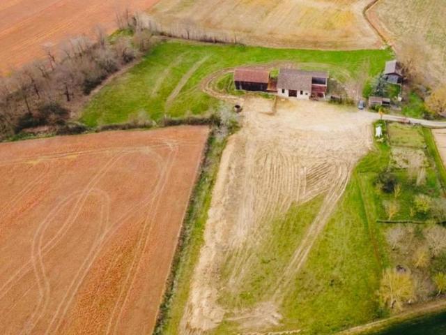 Séchoirs & grange à rénover sur 1,4 hectare