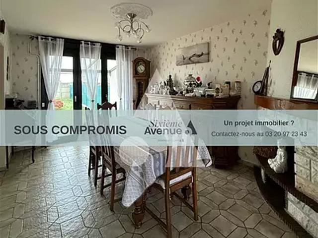 Seclin 59113 Achat / Vente maison 4 pièces t4 au dernier étage terrasse
