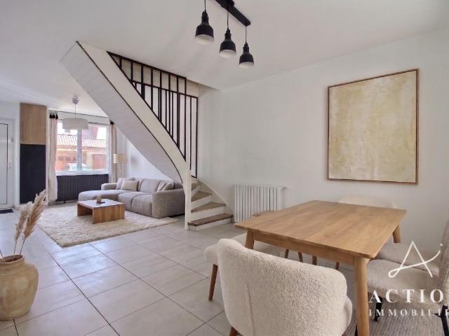 SECLIN QUARTIER DE MAISON 112 M² DIAGNOSTIC C, 4 CHAMBRES, GRAND JARDIN ET GARAGE !