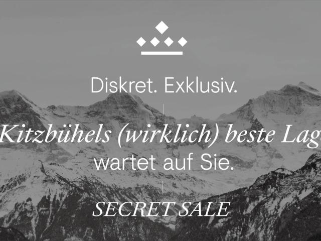 SECRET SALE: Kitzbühels wirklich beste Lage