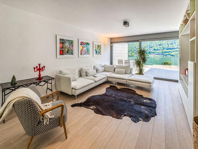 Seeblick Wohnung in Riva San Vitale auch für Nicht Einheimische
