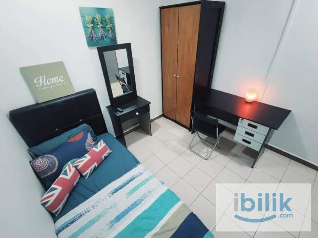 Segambut @ KLFully Furnished Single Aircond Room For Rent 冷气房出租