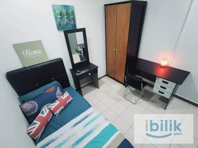 Segambut @ KLFully Furnished Single Aircond Room For Rent 冷气房出租ℕℂ &