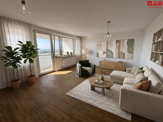 Sehr einladende, großzügige 2 Raum Wohnung mit Loggia! Im Stadtteil Niedernhart/Spallerhof direkt neben dem Vital und Einkaufszentrum Muldenstraße! 1A Infrastruktur und Öffi Anbindung!
