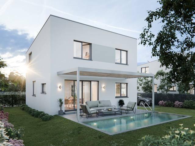 Sehr gute Lage – LUX Haus belagsfertig moderne Planung hochwertige Materialien großzügiges Raumangebot großer Garten
