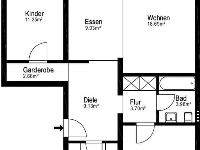 Sehr gepflegte Eigentumswohnung provisionsfrei zur Kapitalanlage