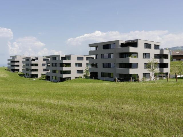 sehr schöne und moderne 3½ Zimmer Wohnung C.21 im 2.Obergeschoss, mit Blick ins Grüne