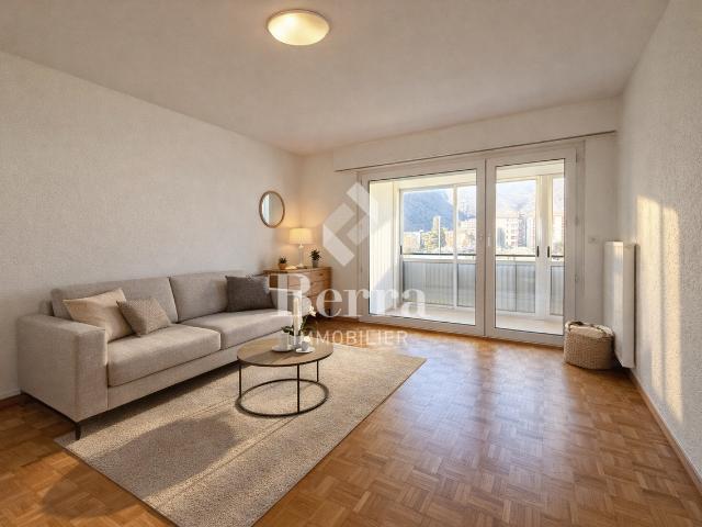 Sehr schönes Apartment, nahe Bahnhof und mit Blick auf die Forclaz