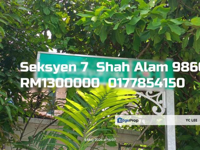Seksyen 7 Shah Alam Semi Detached