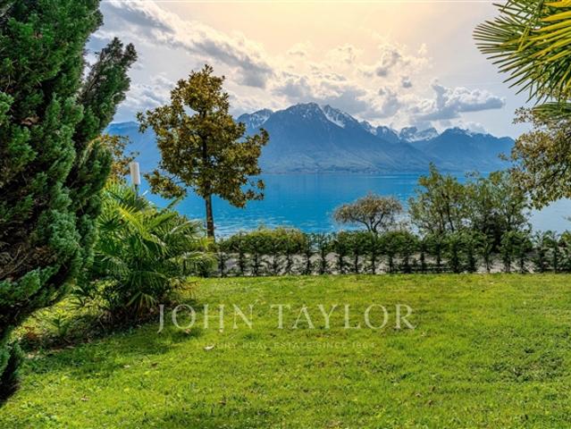 Seltene Gelegenheit in Montreux – Erste Linie am See mit Terrasse und einzigartigem Panorama