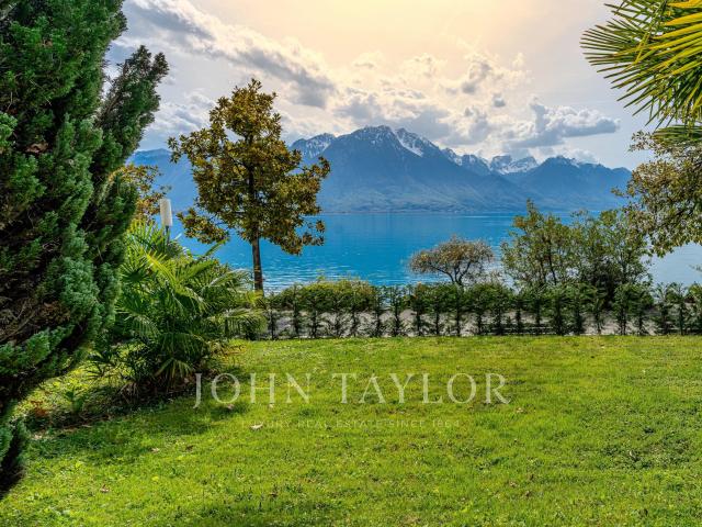 Seltene Gelegenheit in Montreux – Erste Linie am See mit Terrasse und einzigartigem Panorama
