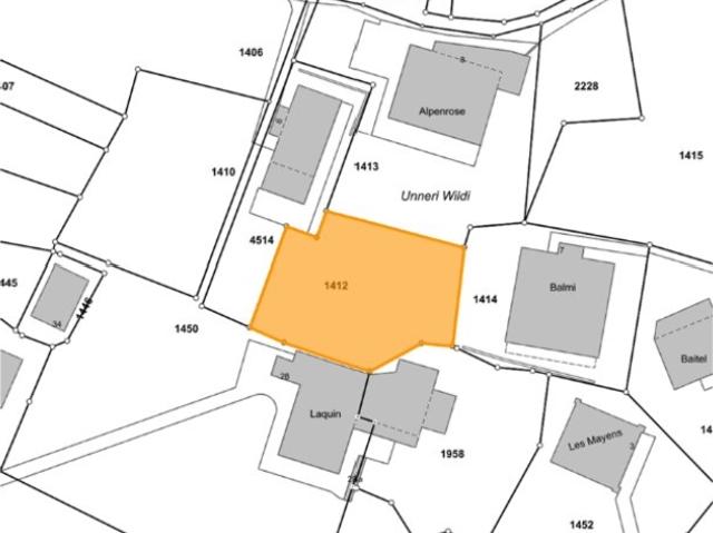 Seltene Parzelle in Saas Fee, hohes Wertsteigerungspotenzial und viel Gestaltungsraum