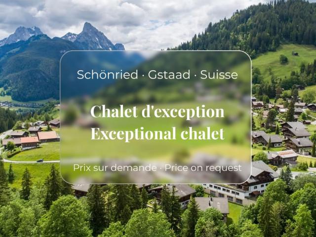 Seltene und einzigartige Gelegenheit in Schönried