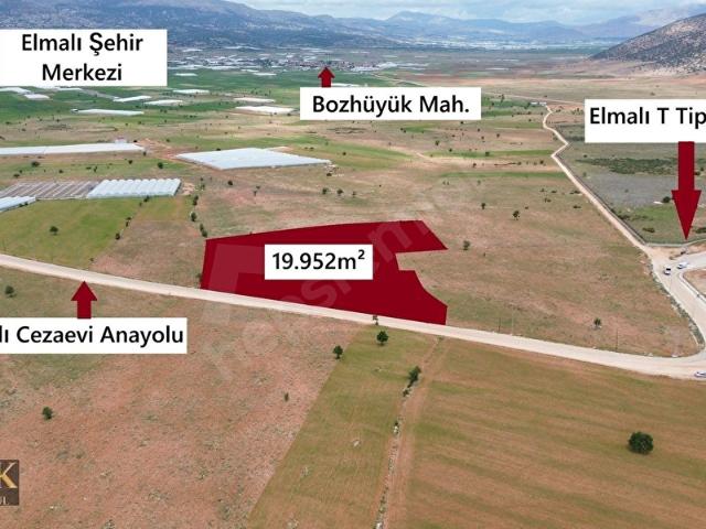 SELEK GAYRİMENKUL' den BOZHÜYÜK MAH. 19.952m SATILIK TARLA