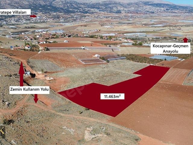 SELEK GAYRİMENKUL' den KOCAPINAR MAH. 11.463 SATILIK TARLA