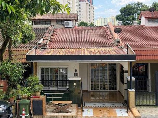 SELL FACING OPEN FREEHOLD 1 STOREY TERRACE Taman Bunga Raya Setapak KL